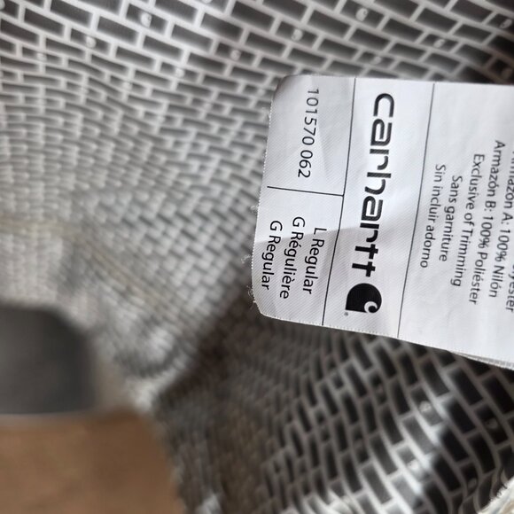 Carhartt Shoreline Vapor Jacket Mens Large  Digital Camo Packable Storm Defender - Picture 12 of 16